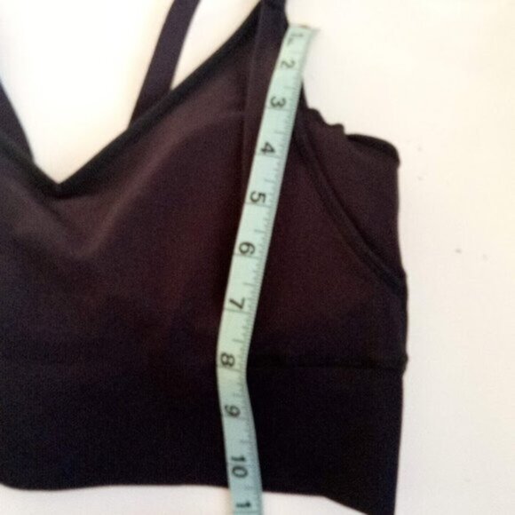 Reebok Studio Maternity Nursing Sports Bra Medium Impact Removable Pads Black L - Picture 9 of 14